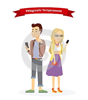 Phlegmatic Temperament Type People photo