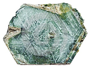 Phlogopite magnesium mica rock isolated