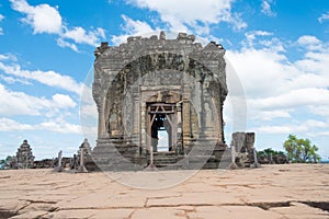 Phnom Bakheng in Angkor. a famous Historical site(UNESCO World Heritage) in Angkor, Siem Reap, Cambodia.