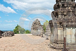 Phnom Bakheng in Angkor. a famous Historical site(UNESCO World Heritage) in Angkor, Siem Reap, Cambodia.