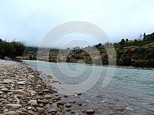Pho Chu river, Punakha, Bhutan