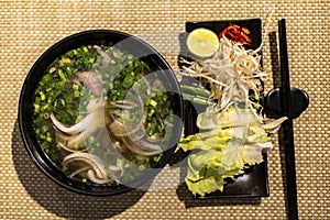 Pho, A Popular Vietnamese Beef Noodle Soup