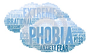 Phobia Word Cloud