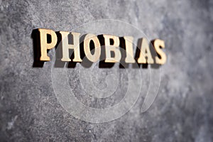 Phobias word view