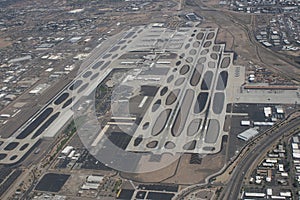 Phoenix airport - overflight in Cessna 172