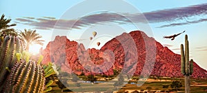 Phoenix Arizona Travel Scene Web Banner