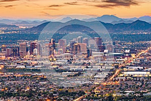 Phoenix, Arizona, USA Cityscape