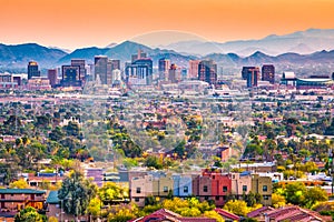 Phoenix, Arizona, USA Cityscape