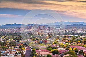 Phoenix, Arizona, USA Cityscape