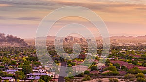 Phoenix, Arizona, USA Downtown Cityscape