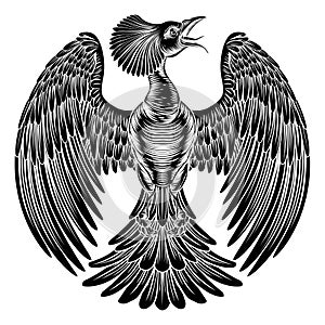 Phoenix fire bird design