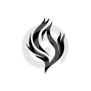 Phoenix flame flame icon