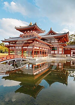 Phoenix hall at Byodoin Temple in Kyoto