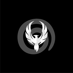 Phoenix logo, Phoenix icon on dark background