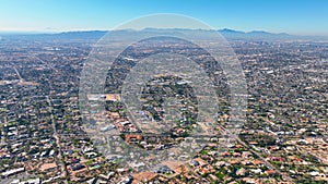 Phoenix modern city aerial view, Arizona, USA
