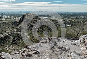 Phoenix Mountains Preserve, view of the city