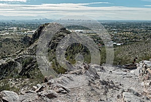 Phoenix Mountains Preserve, view of the city photo