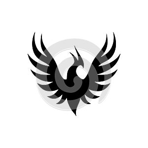 Phoenix phenomenon flame icon