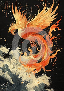 Phoenix Rising from the Flames photo