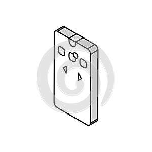 phone application development isometric icon vector illustration