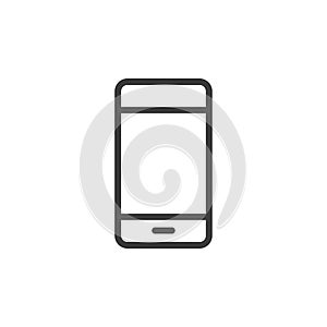 Smartphone icon on white background.