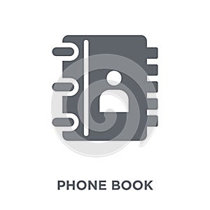 Phone book icon from Communication collection.