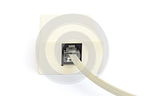 Phone cable in the splitter