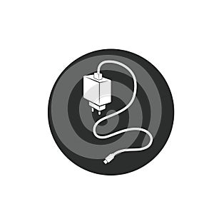 phone charger adapter icon vector illustration design template