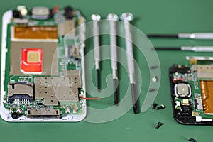 Phone chip micro repair