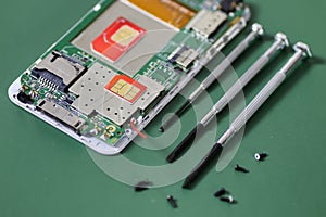Phone chip micro repair