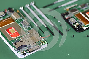 Phone chip micro repair