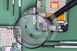 Phone chip micro repair