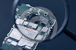 Phone chip micro repair