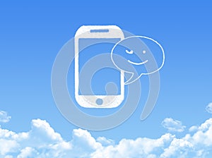 Phone cloud shape