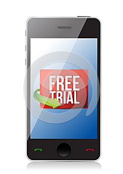 Phone free trial message