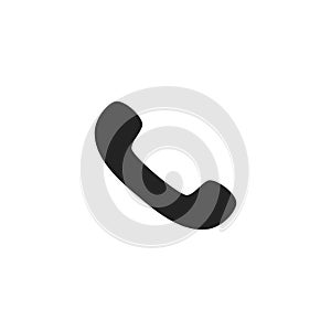 Phone Glyph Vector Icon, Symbol or Logo.