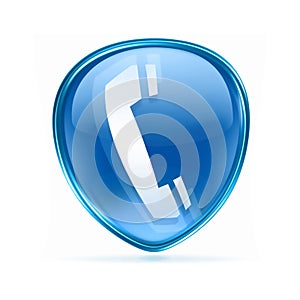 phone icon blue.