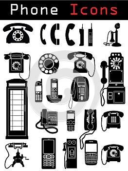 Telefón ikony 
