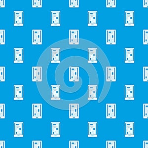 Phone innards pattern seamless blue