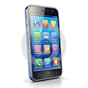 Phone Internet isolated on white background