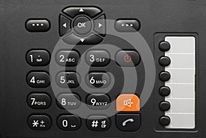 Phone keypad