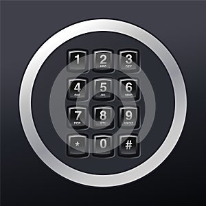 Phone keypad