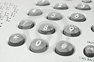 Phone keypad