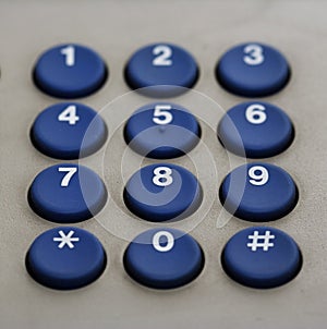 Phone keypad numbers