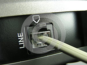 Phone line jack