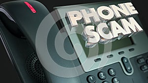 Phone Scam Fraud Call Solicitation Words
