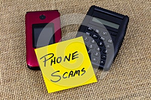 Phone scam senior theft fraud crime hacker security scams photo