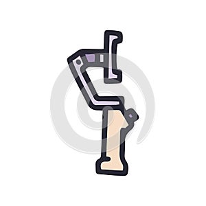 phone stabilizer color vector doodle simple icon