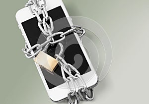 Phone theft lock