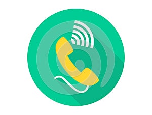 Phone vector icon sign symbol photo